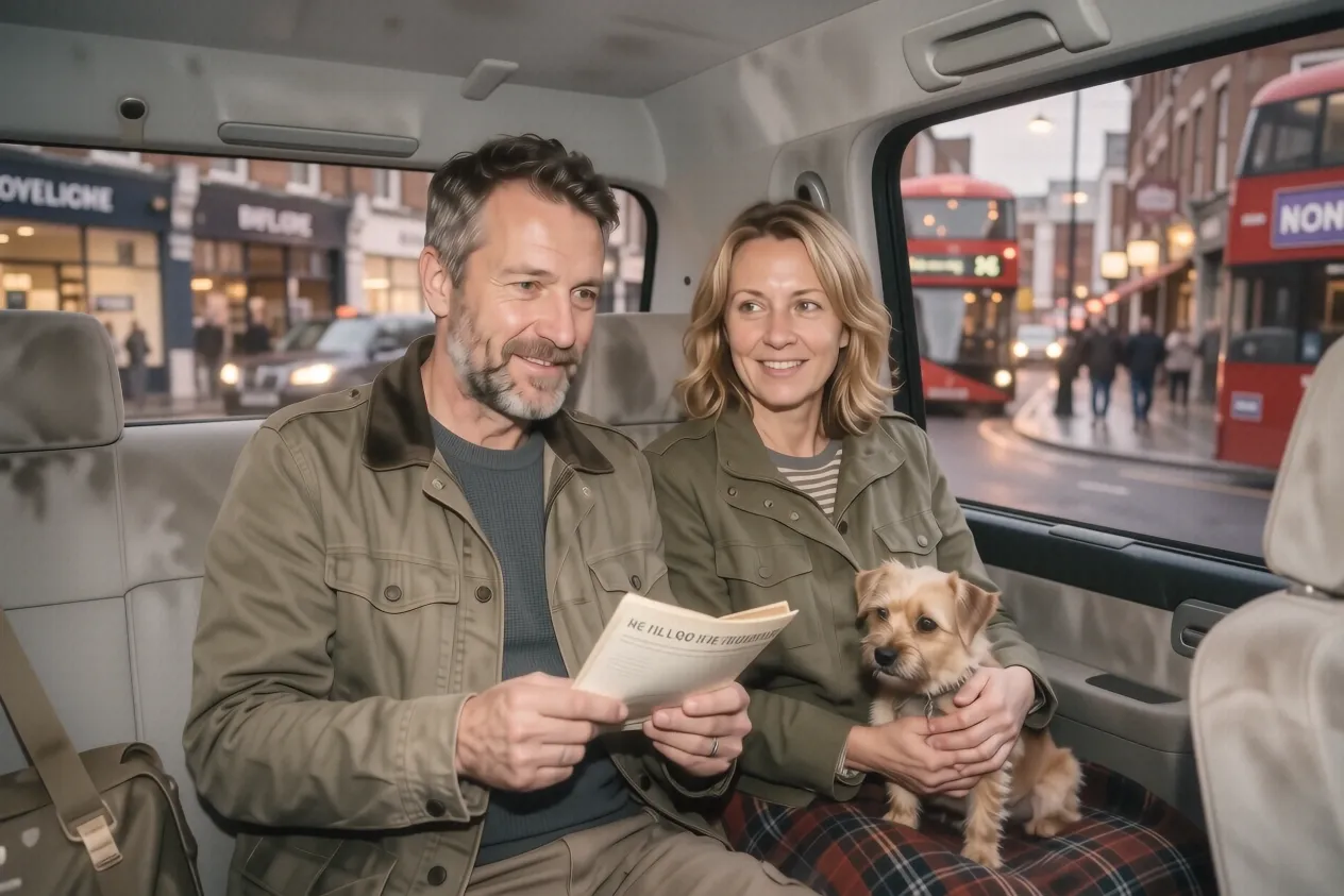 Documentary photograph for black cab pet policy