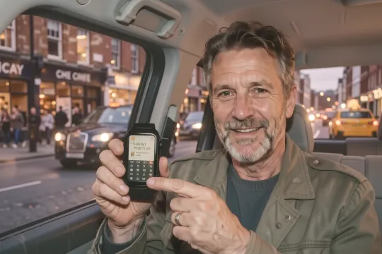Documentary photograph for uk taxi apple pay