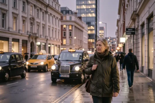 Documentary photograph illustrating Why London taxis cost what they do — fare formula,