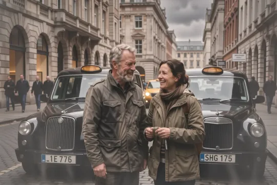 Documentary photograph for tx4 vs tx5 black cab
