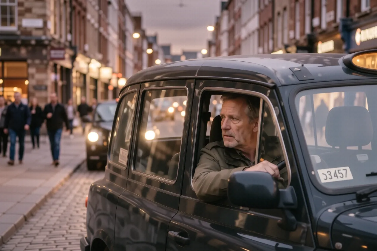Documentary photograph illustrating How much London black cab drivers actually earn —