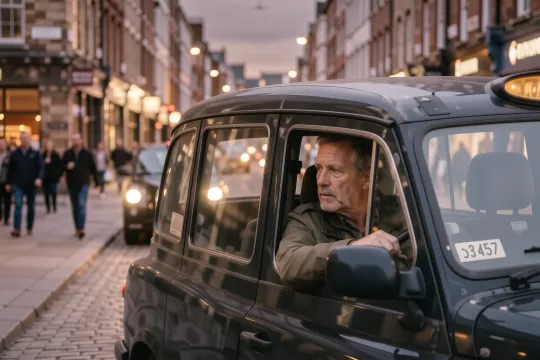 Documentary photograph illustrating How much London black cab drivers actually earn —